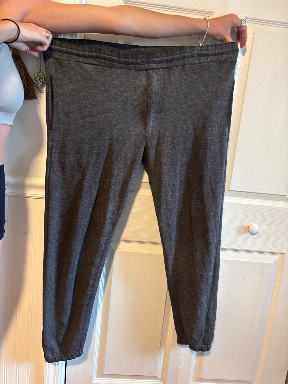 Dark Gray Men's Jogger Sweatpants - Lightweight Comfort